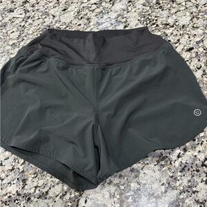 Gilly Hicks Dark Charcoal Black Athletic Shorts